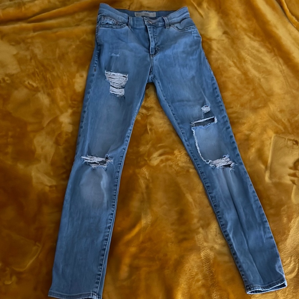 Top shop distressed jeans